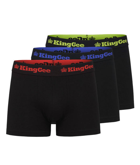 KingGee Mens Cotton Trunk 3 Pack - K09023
