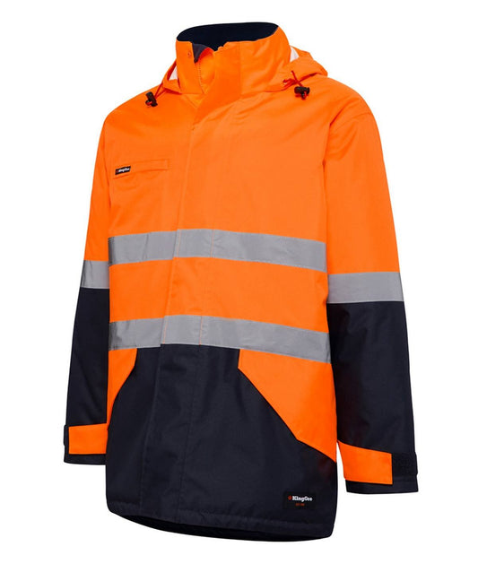 KingGee Reflective Insulated Wet Weather Jacket - K55010