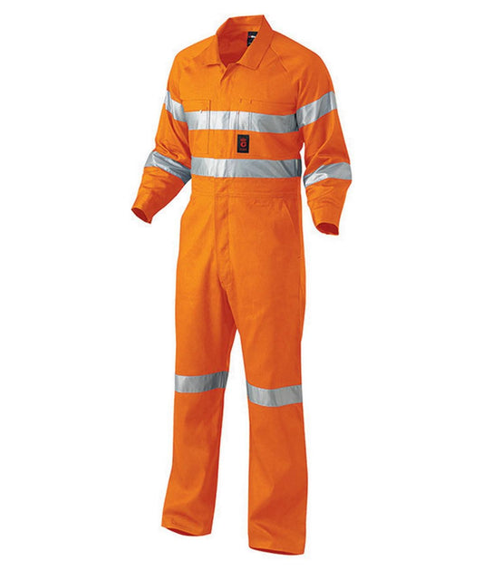 KingGee Mens Lightweight Reflective Drill Overall - K51305