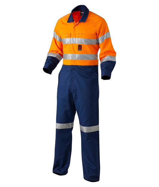 KingGee Mens Reflective Combination Drill Overall Spliced - K51525