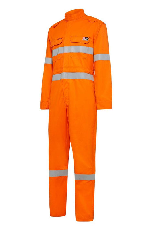 KingGee Shieldtec FR Light Weight Hi Vis Taped Coverall - Y00080