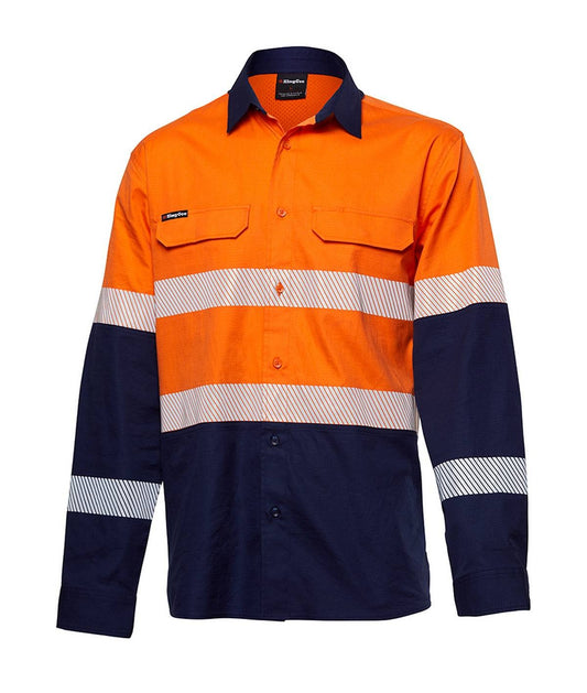 KingGee Mens Workcool Pro Bio Motion Shirt Long Sleeve - K54028