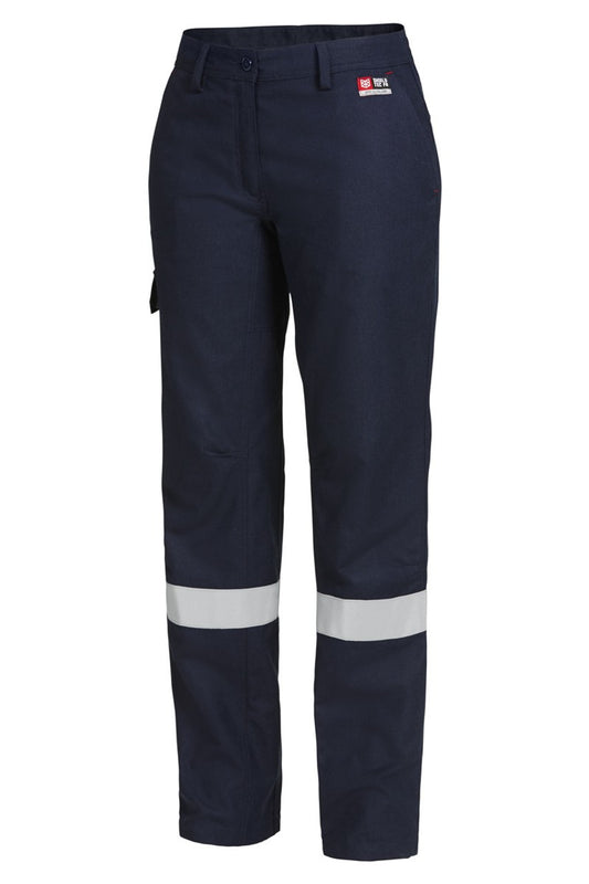 KingGee Womens Shieldtec FR Flat Front Cargo Pant With FR Tape - Y02320