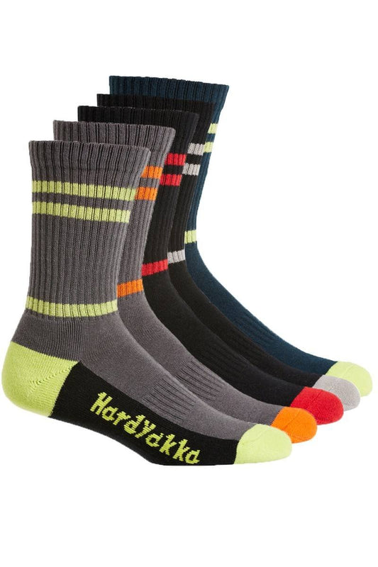 Hard Yakka Cotton Crew Work Sock 5 Pack - Y20035