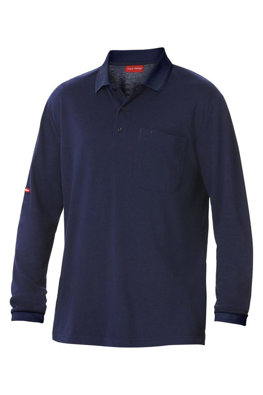 Hard Yakka Foundations Pique Long Sleeve Polo - Y11307