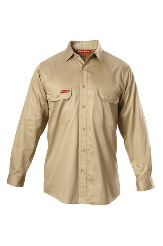 Hard Yakka Foundations Cotton Drill Long Sleeve Shirt - Y07500