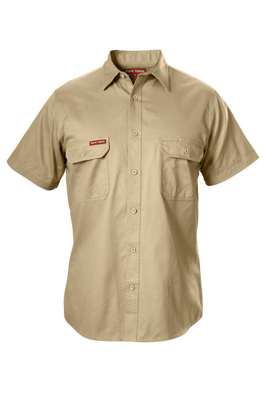 Hard Yakka Foundations Cotton Drill Short Sleeve Shirt - Y07510