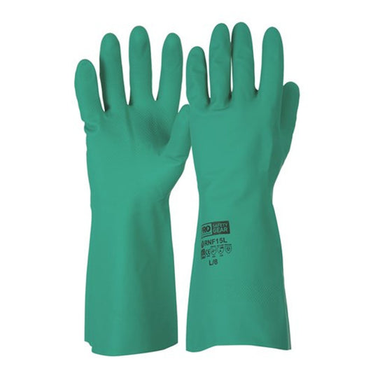 Pro Choice® Green Nitrile Gloves RNF15 pk12