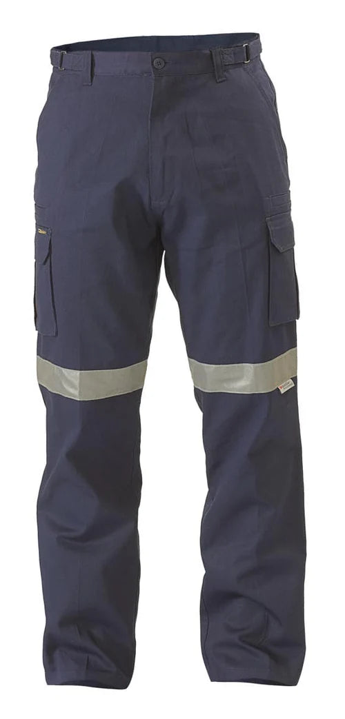 Bisley BPC6007T 8 Pocket Cargo Pants 3M Reflective Tape