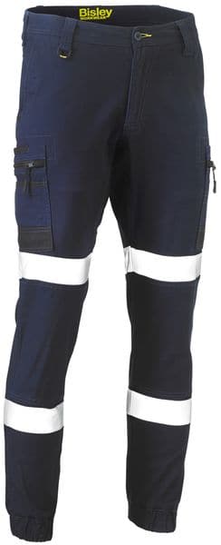 Bisley BPC6334T Flex and Move™ Taped Stretch Cargo Cuffed Pants