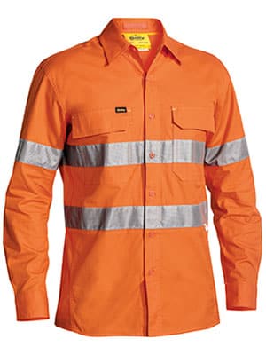 Bisley BS6416T 3M Taped HiVis X Airflow™ Ripstop L/S Shirt