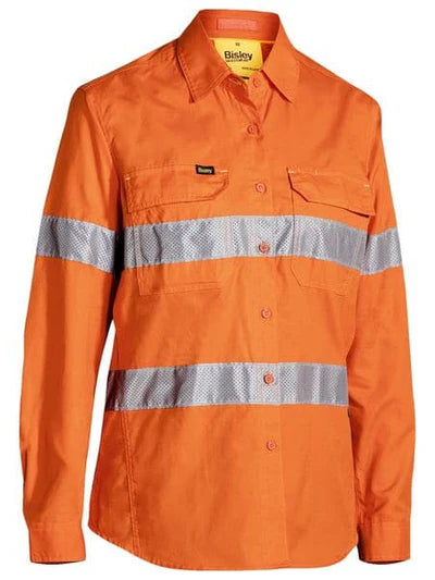 Bisley BL6416T Women's 3M Taped Hi Vis X Airflow™ Ripstop Shirt