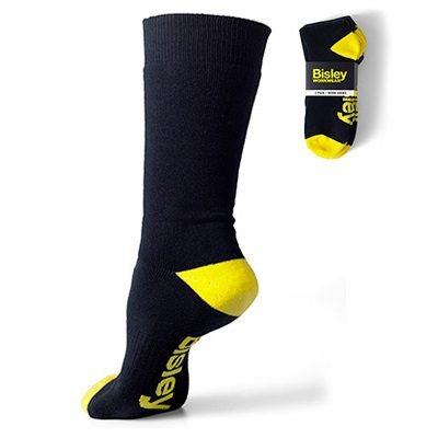 Bisley BSX7210 Long Cotton Crew Socks 3 Pack