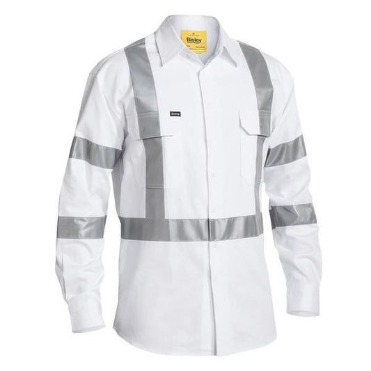 Bisley BS6807T 3M Taped Night Cotton Drill Shirt
