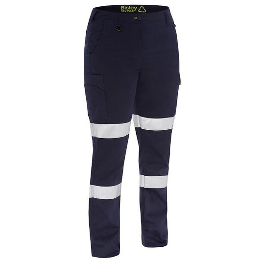Bisley BPCL6088T Women's Taped Biomotion Recycled Cargo Work Pant
