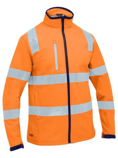 BJ6058T Taped Hi Vis Soft Shell Jacket - Bisley