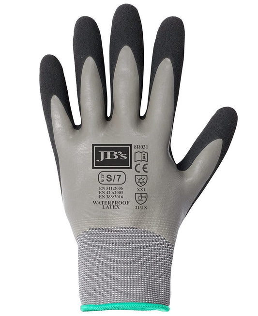 JB's Waterproof Double Latex Coated Glove (5 Pack) - 8R031