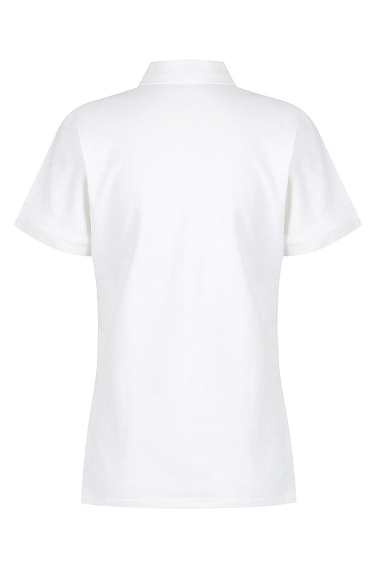 Back view of CLAREMONT LADY POLOS - W2315 - sold by Kings Workwear www.kingsworkwear.com.au