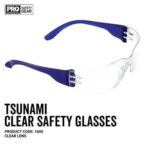 Prochoice® 1600 Tsunami Safety Glasses Box of 12 sold by Kings Workwear at www.kingsworkwear.com.au