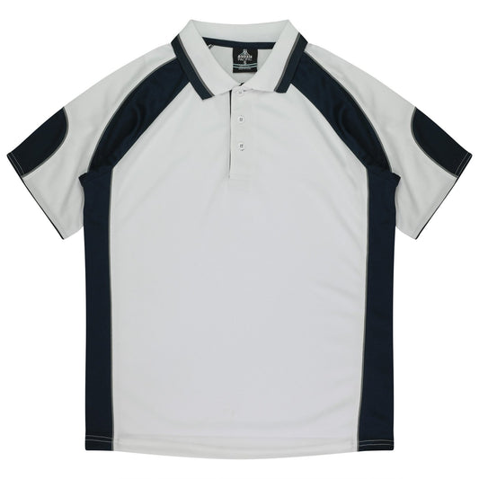 Back view of MURRAY MENS POLOS - W1300 - sold by Kings Workwear www.kingsworkwear.com.au