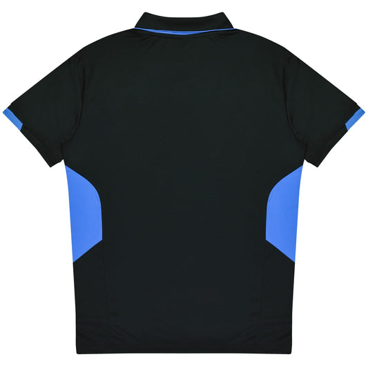Back view of TASMAN MENS POLOS - W1311 - AUSSIE PACIFIC sold by Kings Workwear www.kingsworkwear.com.au