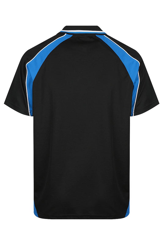 Back view of PANORAMA MENS POLOS - W1309 - AUSSIE PACIFIC sold by Kings Workwear www.kingsworkwear.com.au