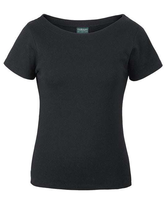 JB's Ladies Boat Neck Tee - 1BTS