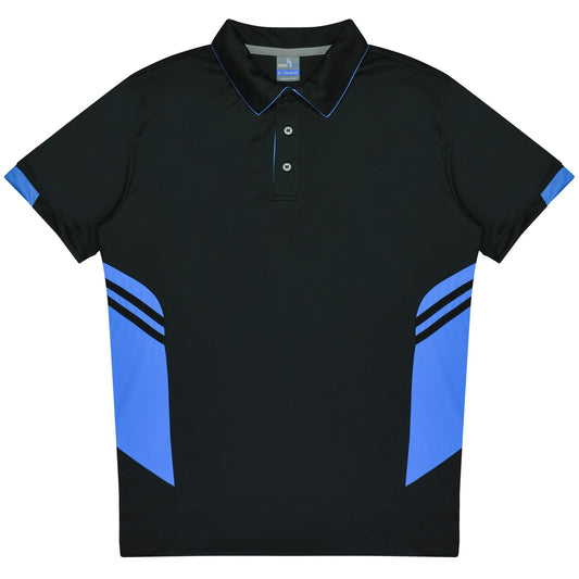 Back view of TASMAN MENS POLOS - W1311 - AUSSIE PACIFIC sold by Kings Workwear www.kingsworkwear.com.au
