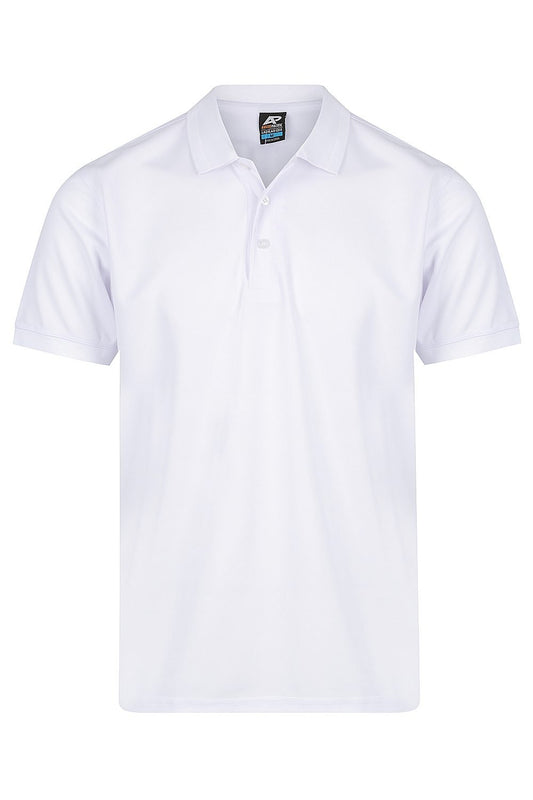 Back view of LACHLAN MENS POLOS - W1314 - sold by Kings Workwear www.kingsworkwear.com.au