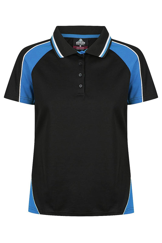 Back view of PANORAMA LADY POLOS - W2309 - sold by Kings Workwear www.kingsworkwear.com.au