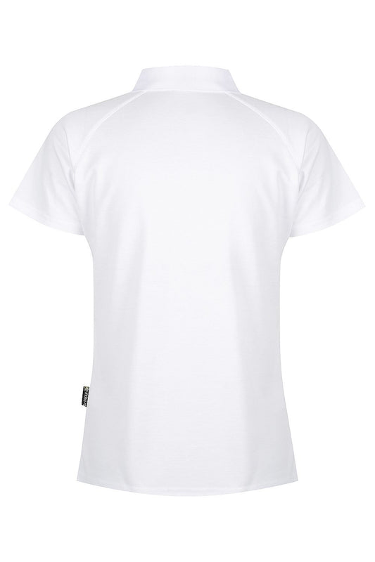 Back view of KEIRA LADY POLOS - W2306 - sold by Kings Workwear www.kingsworkwear.com.au