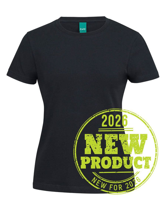 1STS1 - Jbs wear C of C LADIES COTTON S/S STRETCH TEE