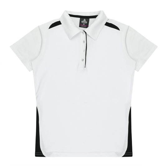 Back view of PATERSON LADY POLOS - W2305 - sold by Kings Workwear www.kingsworkwear.com.au