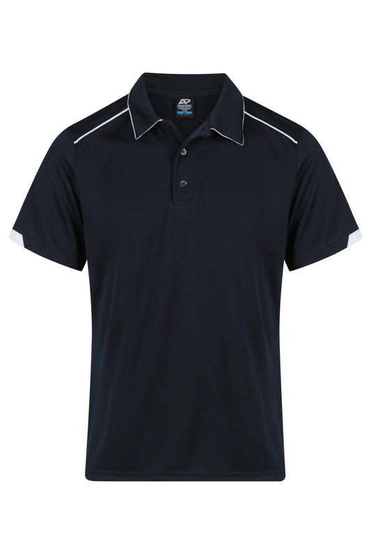 Back view of CURRUMBIN MENS POLOS - W1320 - sold by Kings Workwear www.kingsworkwear.com.au