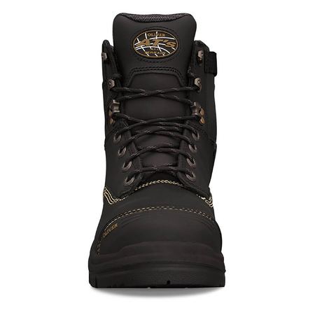 Oliver - 150mm Black Zip Sided Boot - 55345Z