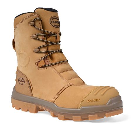 Oliver -200mm Hi-Leg Wheat Zip Sided Boot - 54585Z