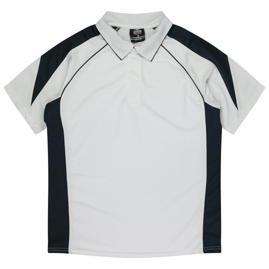 Back view of PREMIER MENS POLOS - W1301 - sold by Kings Workwear www.kingsworkwear.com.au