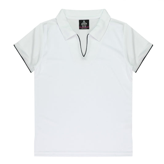 Back view of YARRA LADY POLOS - W2302 - AUSSIE PACIFIC sold by Kings Workwear www.kingsworkwear.com.au