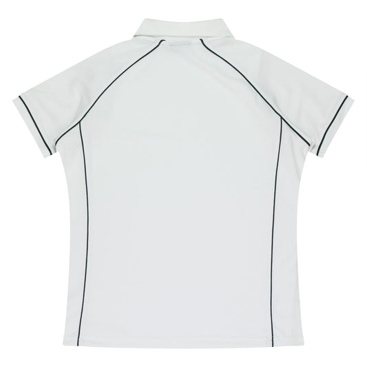 Back view of ENDEAVOUR LADY POLOS - W2310 - AUSSIE PACIFIC sold by Kings Workwear www.kingsworkwear.com.au