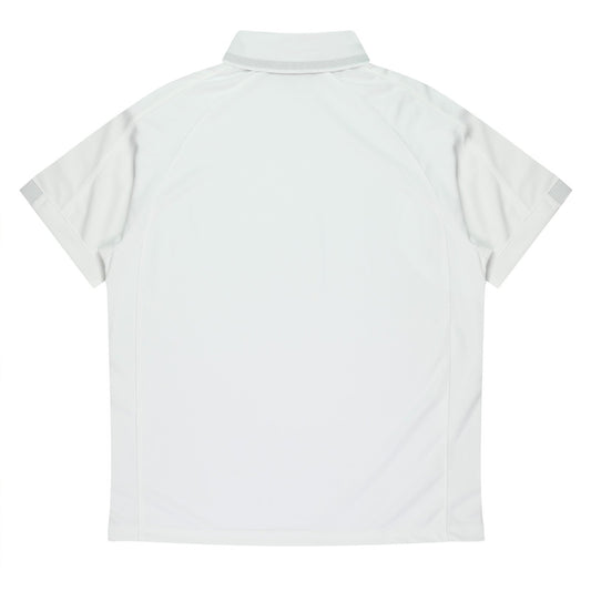 Back view of FLINDERS MENS POLOS - W1308 - sold by Kings Workwear www.kingsworkwear.com.au