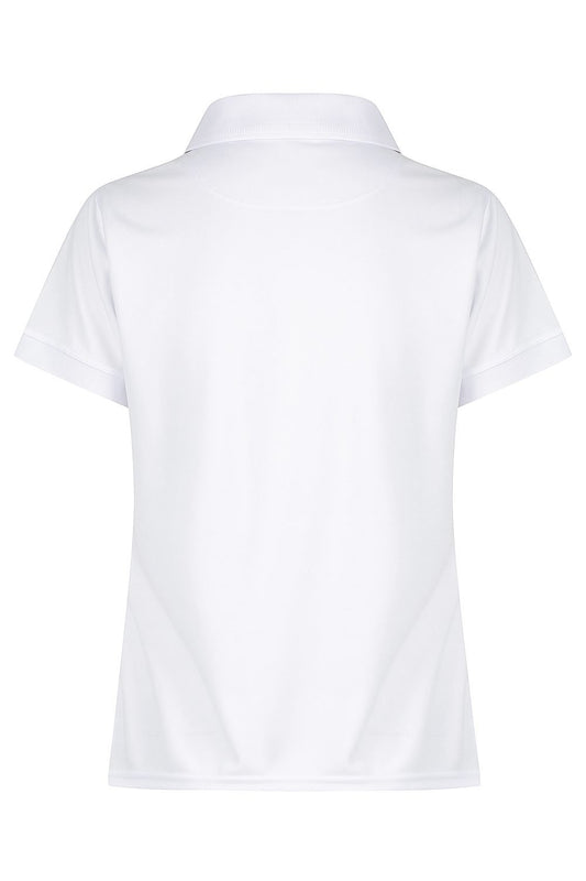 Back view of LACHLAN LADY POLOS - W2314 - sold by Kings Workwear www.kingsworkwear.com.au