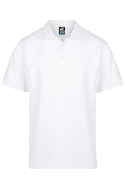 Back view of CLAREMONT MENS POLOS - W1315 - sold by Kings Workwear www.kingsworkwear.com.au