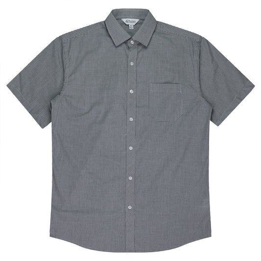 Back view of TOORAK MENS SHIRT SHORT SLEEVE - W1901S - sold by Kings Workwear www.kingsworkwear.com.au