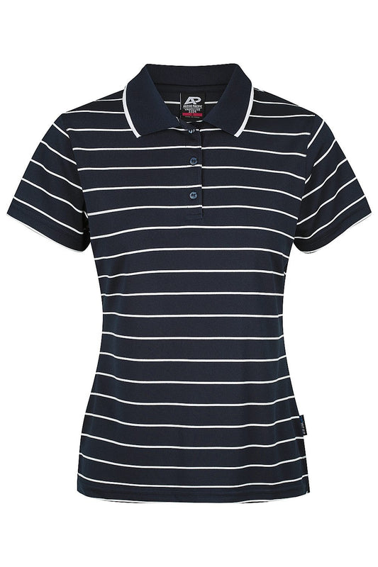 Back view of VAUCLUSE LADY POLOS - W2324 - sold by Kings Workwear www.kingsworkwear.com.au