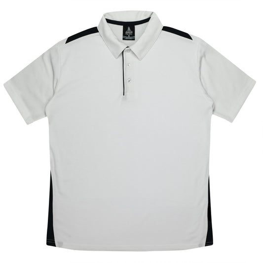 Back view of PATERSON MENS POLOS - W1305 - sold by Kings Workwear www.kingsworkwear.com.au