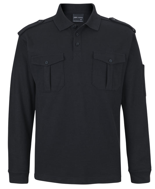 Jb's L/s 250 Epaulette Polo - 210EL
