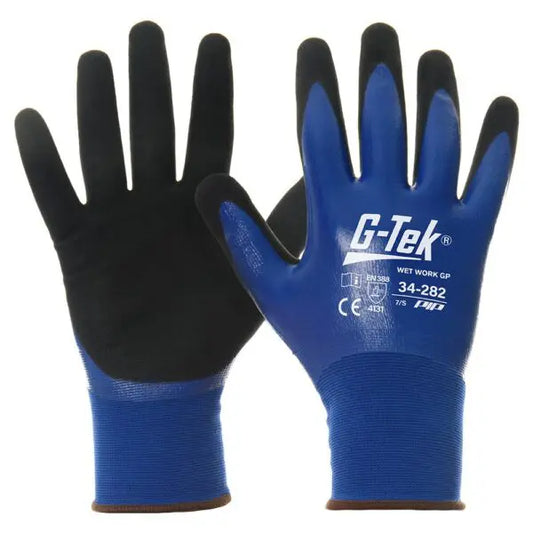 PIP 34-282 G-TEK Touch Screen Wet Work Gloves sold by Kings Workwear at www.kingsworkwear.com.au