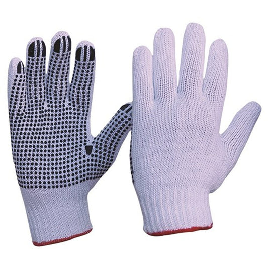 Pro Choice® Knitted Poly/Cotton With PVC Dots Gloves Men Size 342KPD pk12
