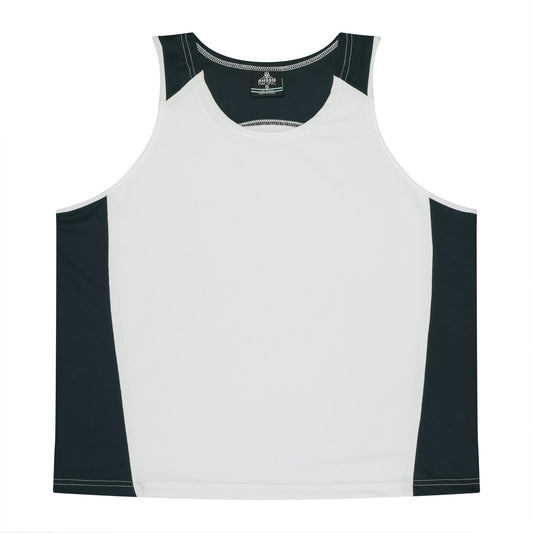 PREMIER MENS SINGLETS - W1101 - AUSSIE PACIFIC