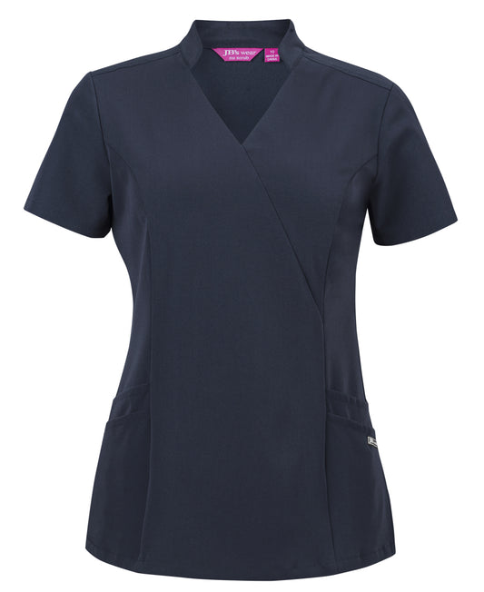 JB's Ladies Nu Mandarin Collar Scrub Top - 4SMT1